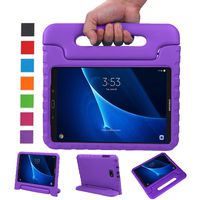 NEWSTYLE Samsung Galaxy Tab A 10.1 Kids Case - Shockproof Light Weight Protection Handle Stand Case for Samsung Galaxy Tab A 10.1 Inch (SM-T580/T585) Tablet 2016 Release (No Pen Version) Purple