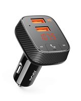 Anker Roav SmartCharge F2 Bluetooth FM Transmitter, Wireless Audio Adapter and Receiver, Bluetooth 4.2, Car Locator, App Support, 2 USB ports, PowerIQ, AUX Out, and USB Drive Slot (Renewed) 
