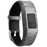 SKYLET Compatible with Garmin Vivofit JR Bands/Vivofit 3/ JR.2 Bands, Silicone Replacement Bands Compatible with Garmin Vivofit 3 Vivofit JR.2 with Secure Buckle Kids Women Men Large Small