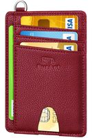 FurArt Slim Minimalist Wallet, Front Pocket Wallets, RFID Blocking, Credit Card Holder with Disassembly D-Shackle