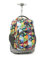 Tilami Rolling Backpack Armor Luggage School Travel Book Laptop 18 Inch Multifunction Wheeled Backpack Kids Students