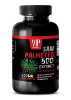 Hair Loss Capsules - Saw Palmetto 500 Extract - Saw Palmetto Capsules for Prostate Health - 1 Bottle 100 Capsules