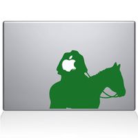 The Decal Guru Headless Horseman MacBook Decal Vinyl Sticker - 13" MacBook Pro (2015 & Older) - Green (1080-MAC-13P-LG)
