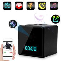 TTCDBF Wireless Hidden Camera 1080P WiFi HD Spy Cam Bluetooth Speaker camera alarm clock camera night vision motion detection remote view Nanny cam