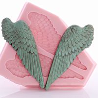 Angel Wing Silicone Mold Food Safe Fondant, Candy, Gum Paste,. Craft or Jewelry Mold Resin, Clay, Flexible and Easy to Use.