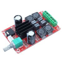 Icstation TPA3116D2 2X50W Class D Stereo Digital Audio Amplifier Power Amp Board Volume Adjustable