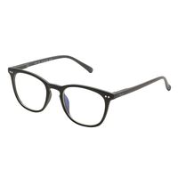 Blue Light Filter Computer Glasses for Blocking UV Headache [Anti Eye Eyestrain] Transparent Lens, Unisex (Men/Women) - (WR01-Black +2.25)