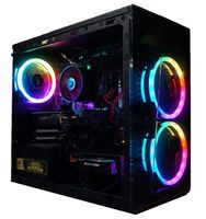 i7 Quad CORE - Gaming Desktop Computer PC - RX460 GPU, i7-860, 8GB, 120GB Fast SSD, Win 10 Home - Wireless RGB Fans 26 Modes!! (Bronze Gamer)