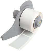 Brady M71-20-486 BradyBondz 2" Width x 1" Height Silver Color B-486 Ultra Aggressive Metalized Polyester Labels With Matte Finish For BMP71 Label Printer (100 Per Roll)