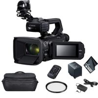 Canon XA55 Professional UHD 4K Camcorder 3668C002 Bundle with Carrying Case + UV Filter + More