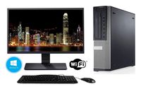 Dell Optiplex Desktop - Intel Core i5 2400 3.1GHz 8GB DDR3 RAM, 128GB SSD and Windows 10 Pro 64bit - WiFi Ready - New 27 Inch LED Monitor (Certified Refurbished)