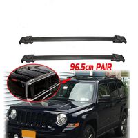Dwindish 2 Pcs Roof Rails Cross Bar Luggage Rack Crossbar For 2011-2017 JEEP Patriot