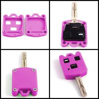 STAUBER Key Shell for Lexus Replacement/NO Locksmith Required Using Your Old Key and chip! - Pink