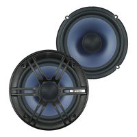 2 x 6.5 2- Way Marine Certified Coaxial Car/Boat Audio Stereo Speakers