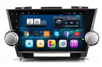 Quad Core 10.2 Inches HD 1024600 Screen Android 5.1.1 Stereo Radio GPS Navigation For Toyota Highlander 2008 - 2014 with Backup Camera and preload map (Support JBL System, No DVD Player)