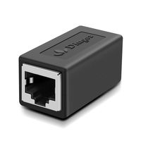 RJ45 Coupler in-Line Coupler Cat7 Cat6 Cat5 Cat5e Network Cable Extender Adapter, Support 100BASE-TX (1 Pack)