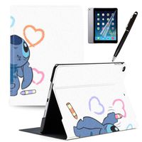 iPad 2018(6th Gen) iPad 2017(5th Gen) Case Cartoon Lilo & Stitch Cartoon Protection Lightweight PU Leather Smart Auto Sleep/Wake Cover Also Fit iPad Air 2 / iPad Air#A