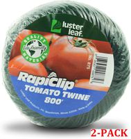 Luster Leaf Rapiclip Garden Tomato Twine-800 Foot Roll 875, Green (800' Green (2-Pack))
