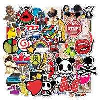 FineFun Random JDM Stickers Pack 100PCS for car Bumper Motorcycle Bicycle Skateboard Luggage Decal Graffiti Patches Skateboard Stickers for Laptop - UV Resistant Waterproof Vinyl Stickers