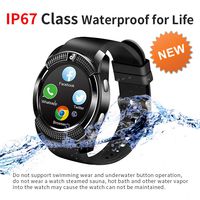 Bluetooth Smart Watch with Camera SIM Card Slot Smartwatch Touch Screen Unlocked Cell Phone Watch Whatsapp Facebook Sports Smart Wrist Watch Smart Watches for Android Phone Men Women Kids Bluetooth