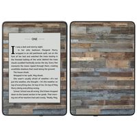 MightySkins Skin Compatible with Amazon Kindle Paperwhite 2018 (Waterproof Model) - Gray Wood | Protective, Durable, and Unique Vinyl Decal wrap Cover | Easy to Apply, Remove| Made in The USA