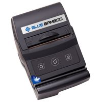 P25-m Blue Bamboo Receipt Printer with Magnetic Stripe Reader for Ios Apple and Android Device By Pac Supplies Usa