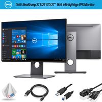 Dell UltraSharp 27 U2717D 27" 16:9 InfinityEdge IPS Monitor (U2717D) with Microfiber Cleaning Cloth - 1 - Pack