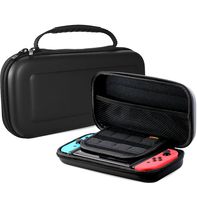 ProCase Nintendo Switch Case, Hard Shell Travel Carrying Box Case for Nintendo Switch 2017 with 8 Game Cards Holders -Black