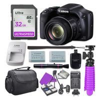 Canon PowerShot SX530 HS Digital Camera with 32GB SD Memory Card + Accessory Bundle