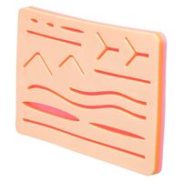 Suturing Practice Skin Pad - Includes 2 Ebooks Designed by a Surgeon for Anyone Learning How to Suture.