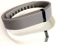 Large L 1pc Grey 1pc White Replacement Bands With Clasp for Fitbit FLEX Only /No tracker/ Wireless Activity Bracelet Sport Wristband Fit Bit Flex Bracelet Sport Arm Band Armband