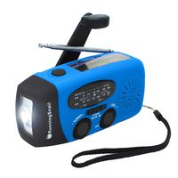 Upgraded Version RunningSnail Emergency Hand Crank Self Powered AM/FM NOAA Solar Weather Radio with LED Flashlight, Emergency Power Bank for iPhone/Smartphone (088B)