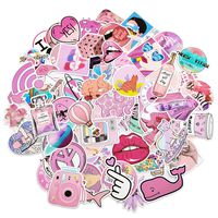 Cute Waterproof Aesthetic Trendy Stickers for Teens,Girls and Women Fits Water Bottle Laptop,Phone,Pad,Guitar,Bike,Luggage 103 pcs