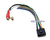 ASC Audio Wire Harness and Speaker Plug for Dual Audio 16 Pin XD , XDH , XDMA , XDM , XDMR Type D with RCA