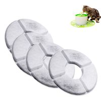 isYoung Pet Fountain Automatic Water Dispenser Premium Activated Carbon Filters 4 Pack, Pet Water Fountain Filters