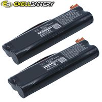 2x 4.8V 1500mAh Replacement Batteries For CRITICON Dinamap P81 Dinamap P81T
