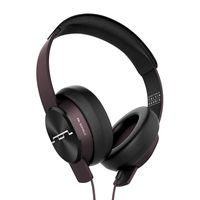 SOL REPUBLIC Master Tracks XC Over-Ear Headphones, Studio Tuned by Calvin Harris, Virtually Indestructible, 6-foot long Coiled Pro Cable, Detachable 14" Adapter, Mic + Music Control, SOL-HP1631RD