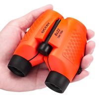 Gifts for 3-15 Year Old Girls, Compact Binoculars for Kids Teen Children Toys for 5-7 Year Old Boys Girls Orange
