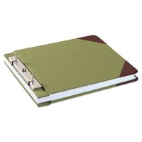 Wilson Jones 27827 Canvas Sectional Storage Post Binder, 3-Inch Cap, Green