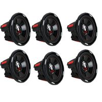 Boss Phantom 12" 2300 Watt Max Power Car Audio Subwoofer w/DVC Power (6 Pack)