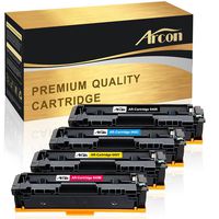 Arcon 4 Pack Compatible for HP 410A CF410A HP 410X CF410X Toner Cartridge HP Color Laserjet Pro MFP M477fnw M477fdn M477fdw M477 M452dn M452dw M452nw M452 M377dw CF411A CF412A CF413A Printer Toner Ink