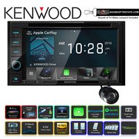 Kenwood DDX5706S DVD Receiver with Backup Camera with Sots Lanyard Bundle