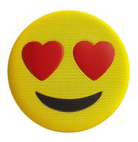 JAMOJI Love Struck Wireless Bluetooth Speaker - 6 Hour Playtime, Rechargeable Battery, Integrated Mic for Use as Speaker Phone, 30 ft range, HX-PEM03