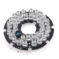 uxcell Replacement CCTV Camera 60 Degree Red 36 LED Infrared IR Board