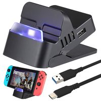 Zacro Switch Dock for Nintendo Switch - Portable Switch Charging Stand, Compact Switch to HDMI Adapter, Replacement Charging Dock for Nintendo Switch, Comes with a Type-C Cable