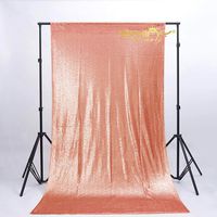 ShinyBeauty Sequin Backdrop Curtains Prom Backgrounds Glitter Photography Back Drop Cover-190921 (8FTx10FT, Blush)