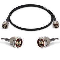 Proxicast 3 ft Ultra Flexible N Male to N Male Low Loss Coax Jumper/Antenna Extender Cable for 4G/LTE/Ham/ADS-B/GPS/RF Radio to Antenna, Amplifier/Booster or Surge Arrester Use - 50 Ohm