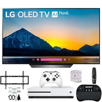LG OLED55B8PUA 55 Class B8 OLED 4K Ultra HD AI Smart TV Xbox One S and Wall Bracket Bundle