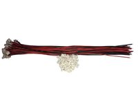 LATTECH 30 PCS 2 PIN JST XH Female Connector on One Side with Electric Wire 1007 26 AWG(Total Length:300MM) & JST XH 2 PIN Male Connector 30 PCS
