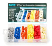 Capri Tools 10017 UL Approved Connectors, 107-Piece